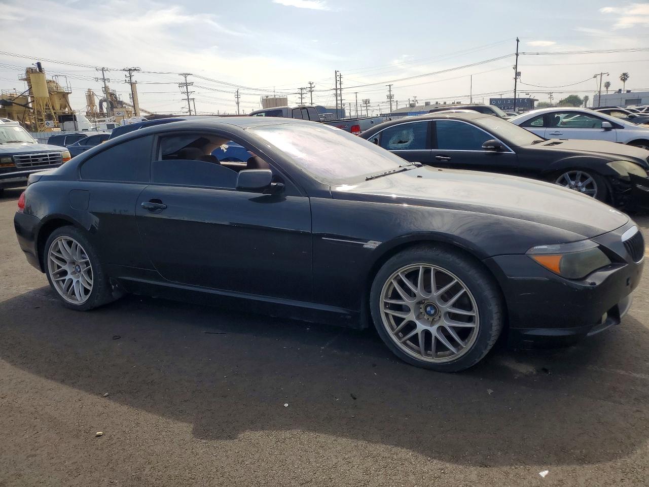 2006 Bmw 650 I Black vin: WBAEH13486CR50792