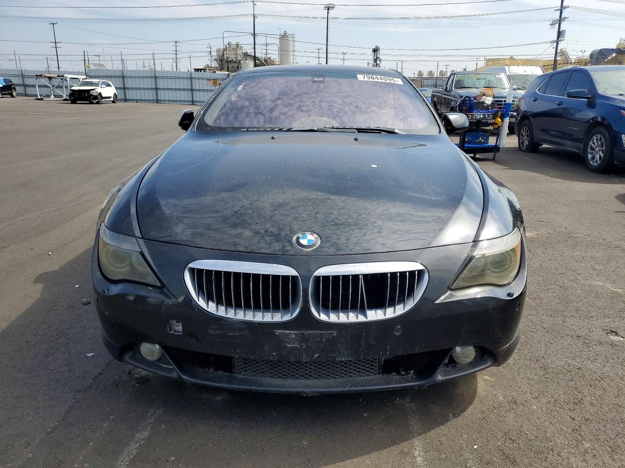 2006 Bmw 650 I Black vin: WBAEH13486CR50792