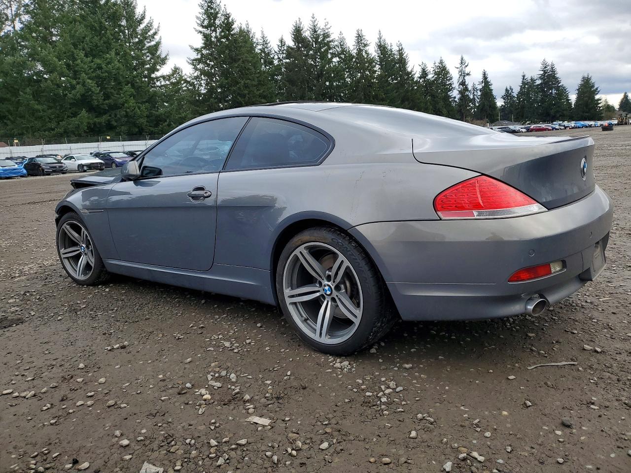 2007 Bmw 650 I Gray vin: WBAEH13517CR53401