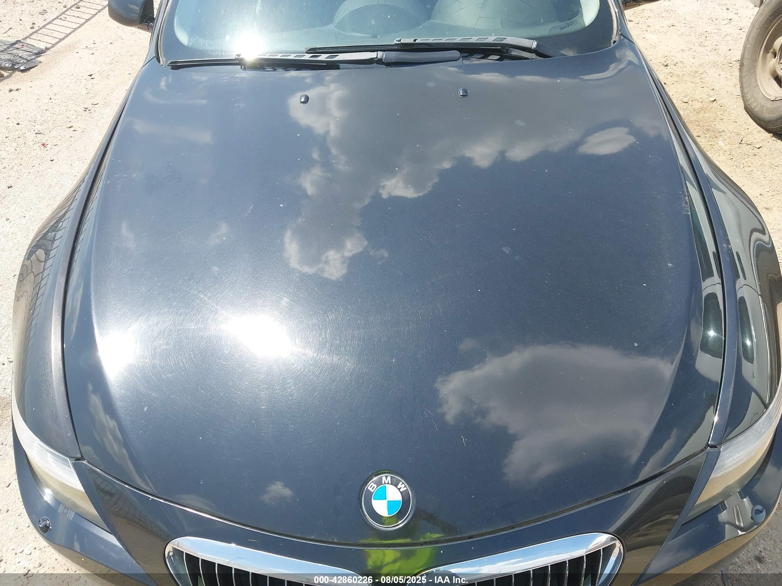 2007 Bmw 650i   Black vin: WBAEH13587CR51676