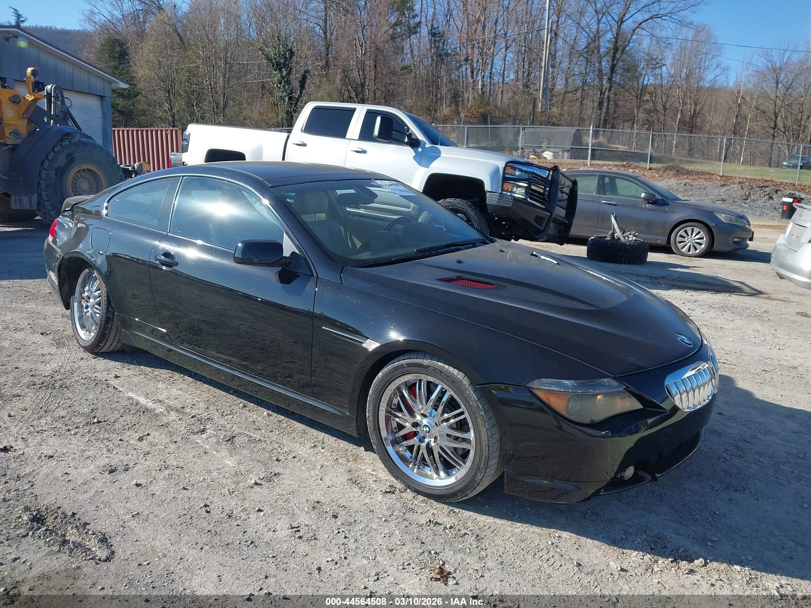 2004 Bmw 645ci   Black vin: WBAEH73404B189617