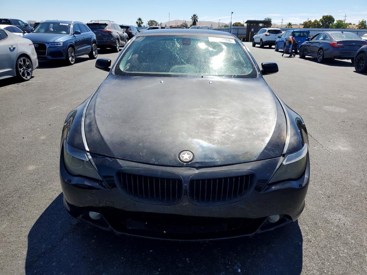 2004 Bmw 645 Ci Automatic Black vin: WBAEH73404B189097