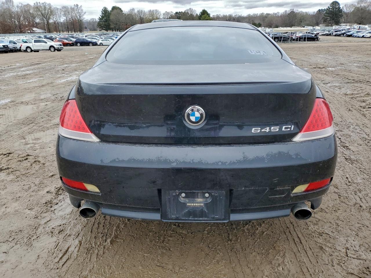 2004 Bmw 645 Ci Automatic Black vin: WBAEH73404B190251