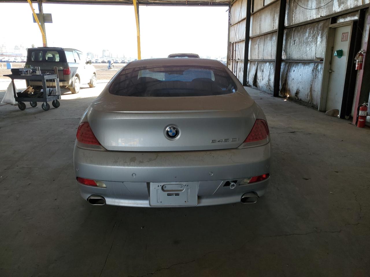 2005 Bmw 645 Ci Automatic Silver vin: WBAEH73415B191247