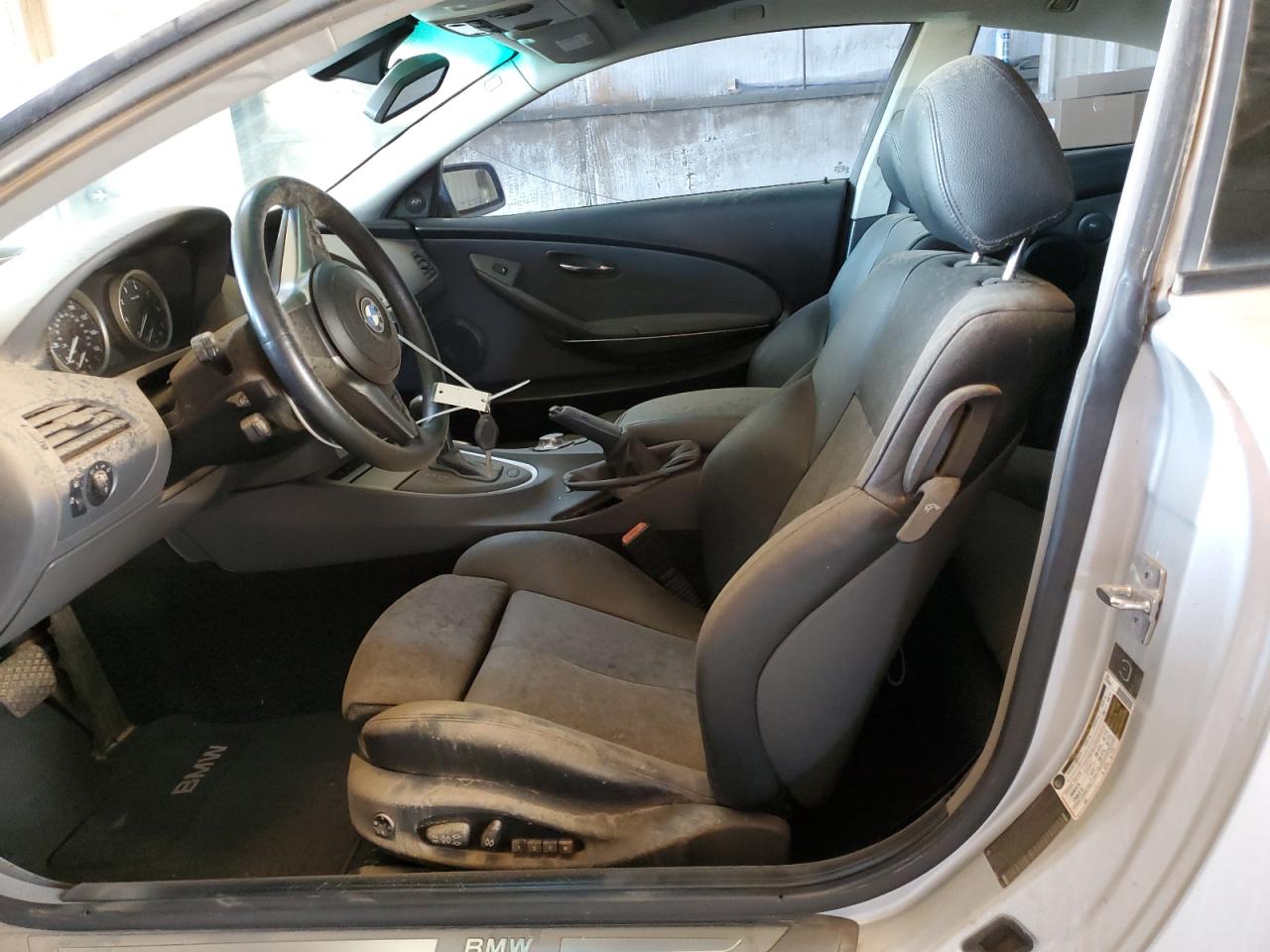 2005 Bmw 645 Ci Automatic Silver vin: WBAEH73415B191247