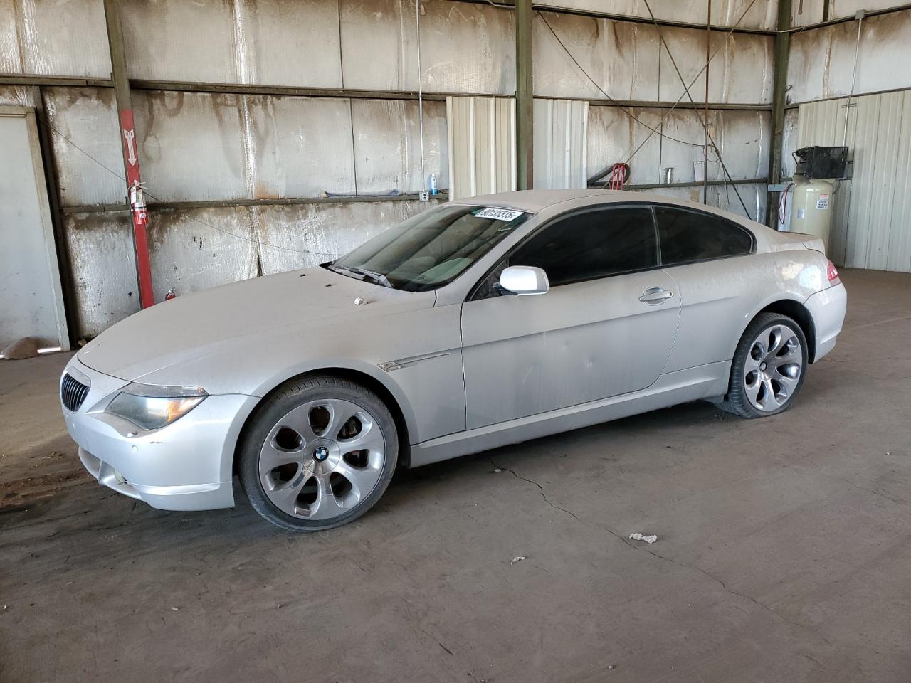 2005 Bmw 645 Ci Automatic Silver vin: WBAEH73415B191247