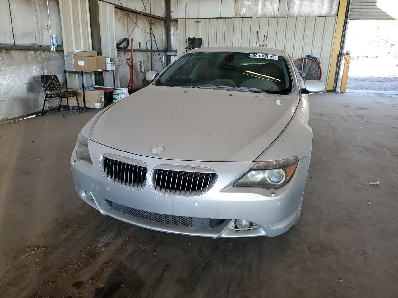 2005 Bmw 645 Ci Automatic Silver vin: WBAEH73415B191247