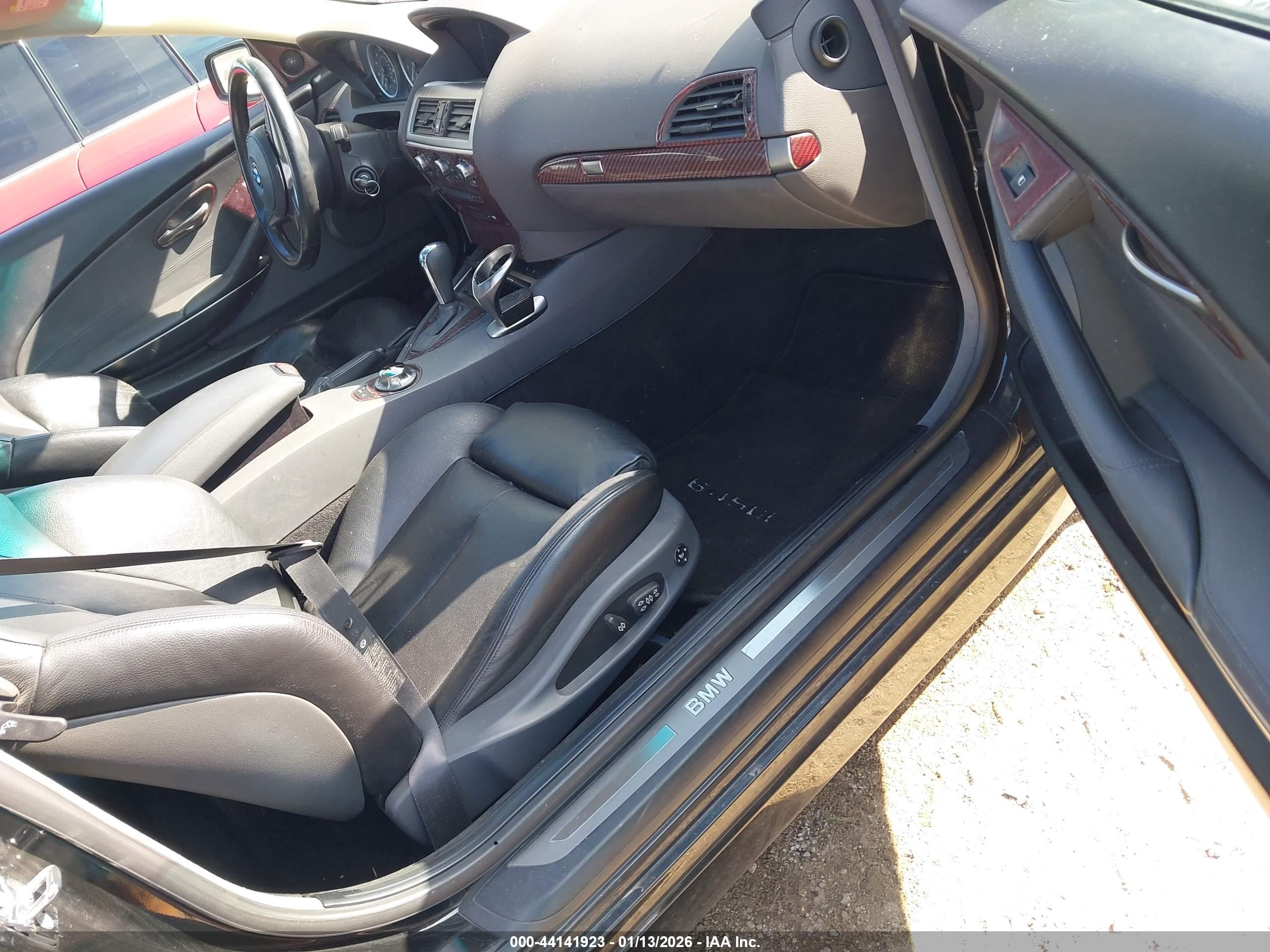 2005 Bmw 645ci   Черный vin: WBAEH73415B869026