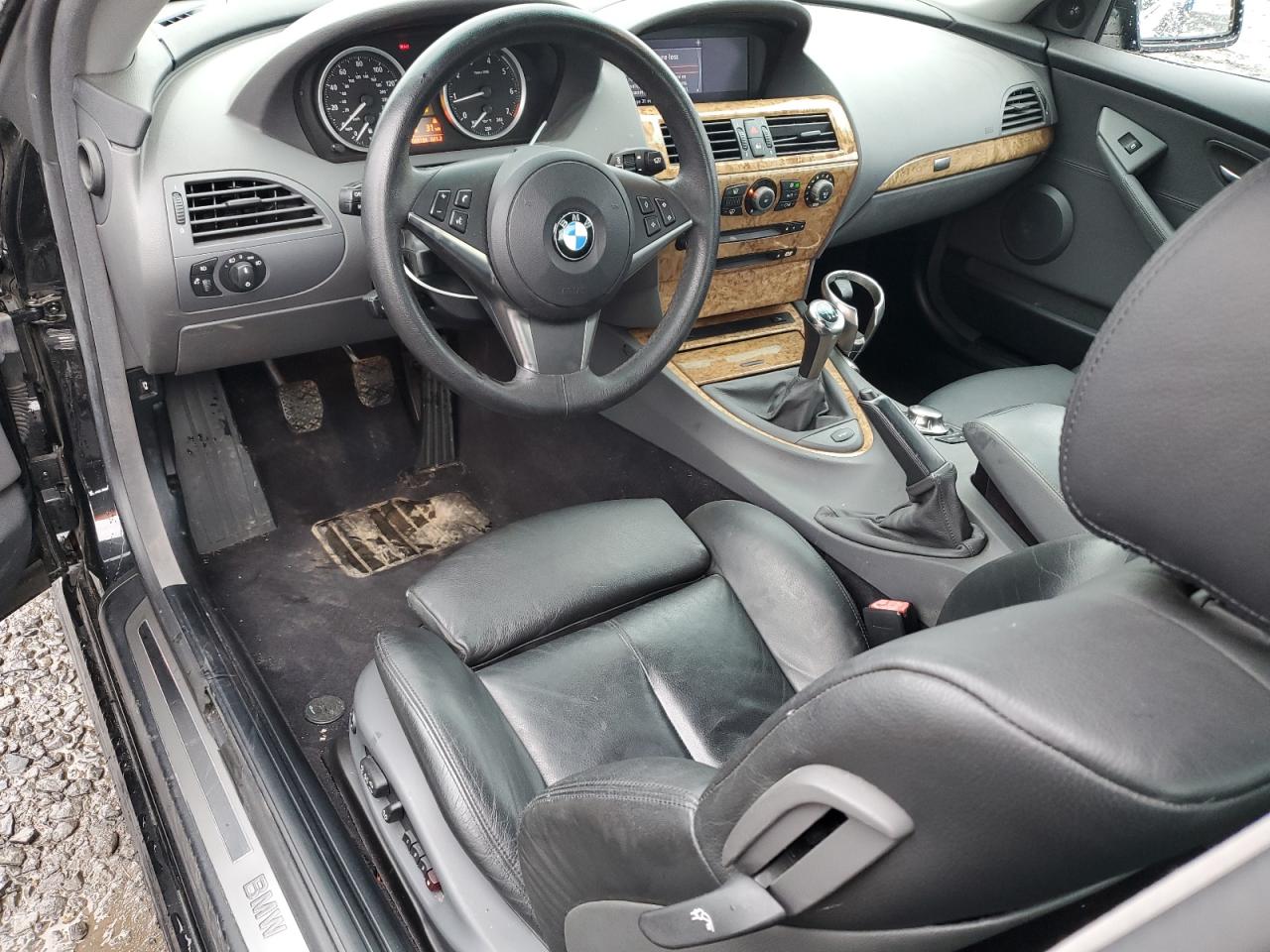 2004 Bmw 645 Ci Automatic Черный vin: WBAEH73434B215658