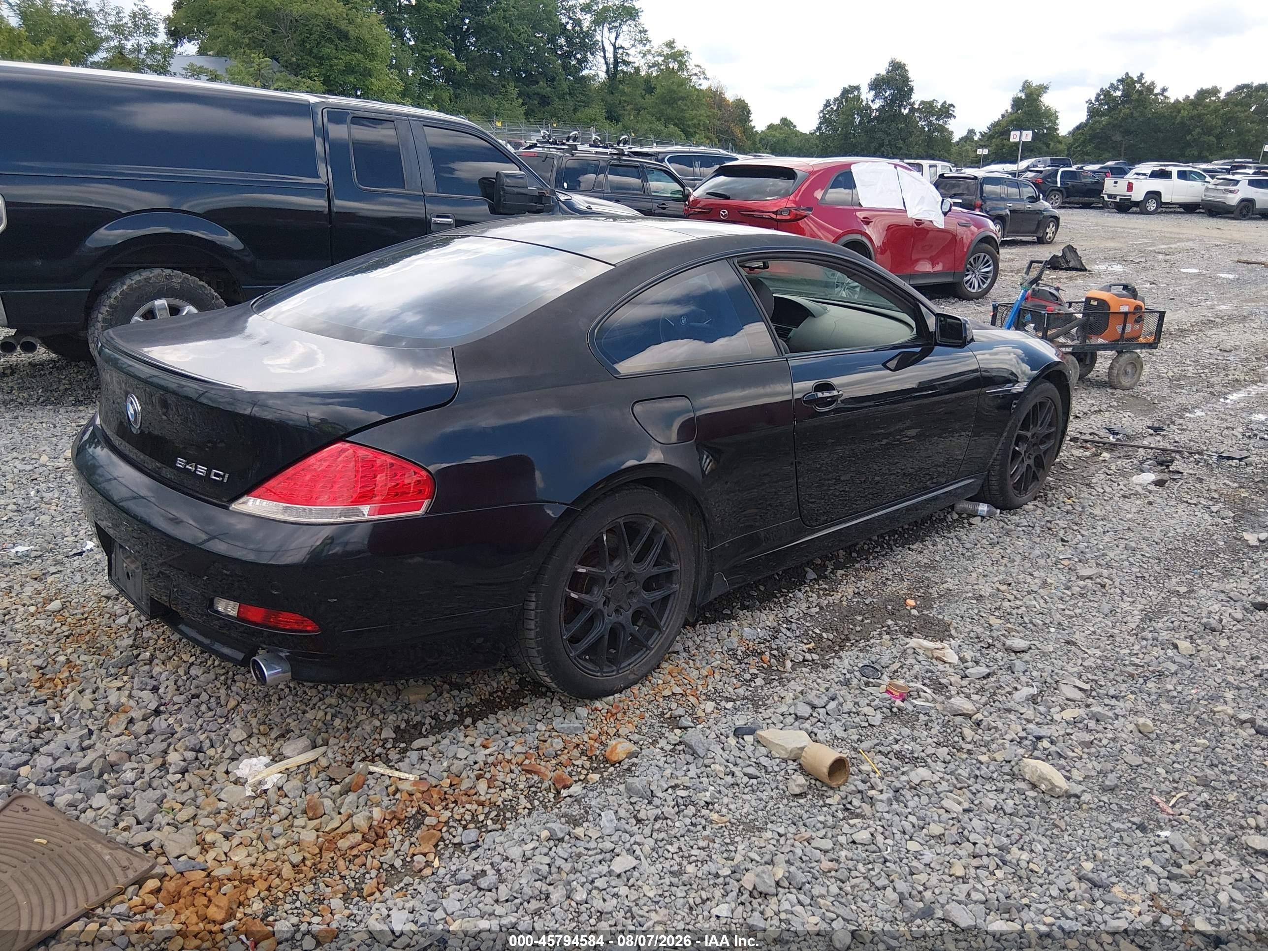 2005 Bmw 645ci   Black vin: WBAEH73445B191999