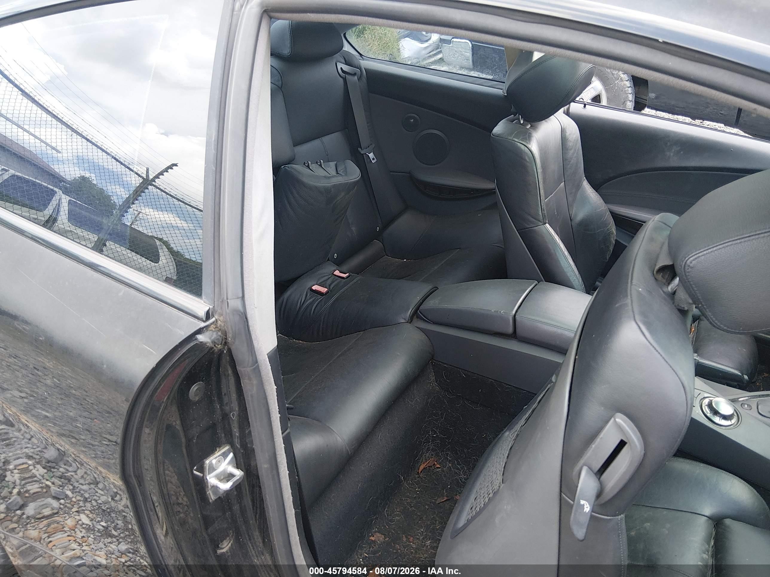 2005 Bmw 645ci   Black vin: WBAEH73445B191999