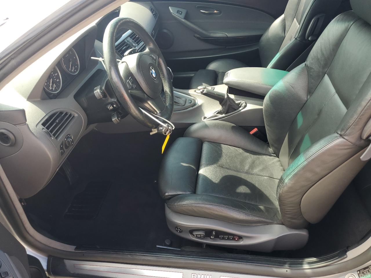 2005 Bmw 645 Ci Automatic Gray vin: WBAEH73455B191851