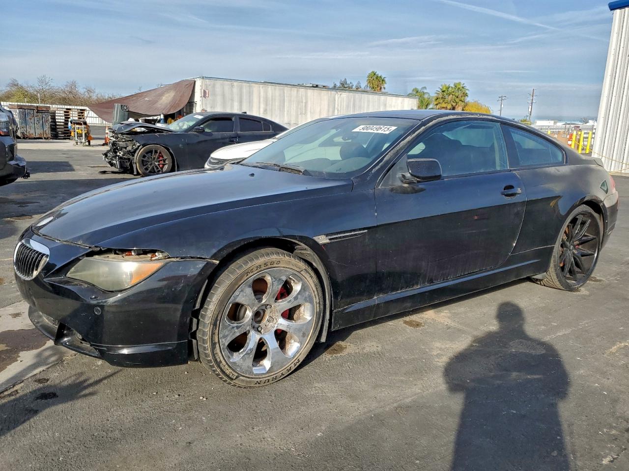 2004 Bmw 645 Ci Automatic Black vin: WBAEH73464B190741
