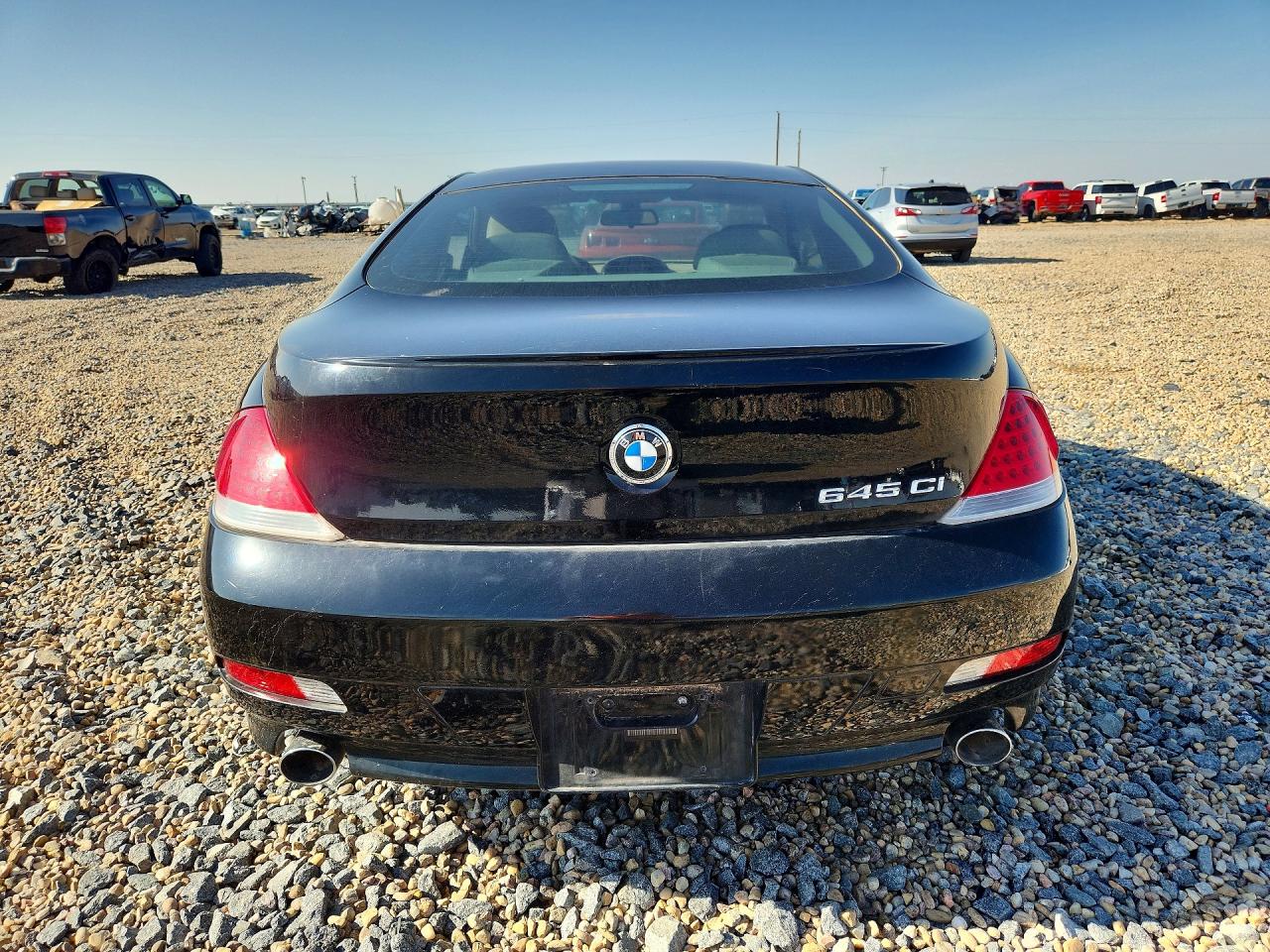 2004 Bmw 645 Ci Automatic Black vin: WBAEH73464B191193
