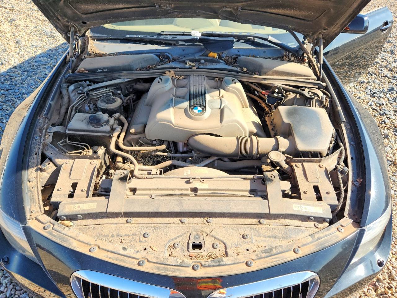 2004 Bmw 645 Ci Automatic Black vin: WBAEH73464B191193