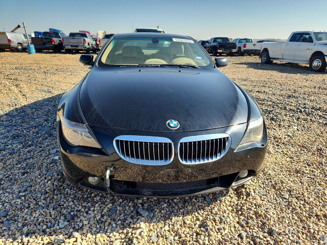 2004 Bmw 645 Ci Automatic Black vin: WBAEH73464B191193