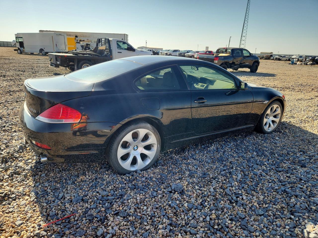 2004 Bmw 645 Ci Automatic Black vin: WBAEH73464B191193