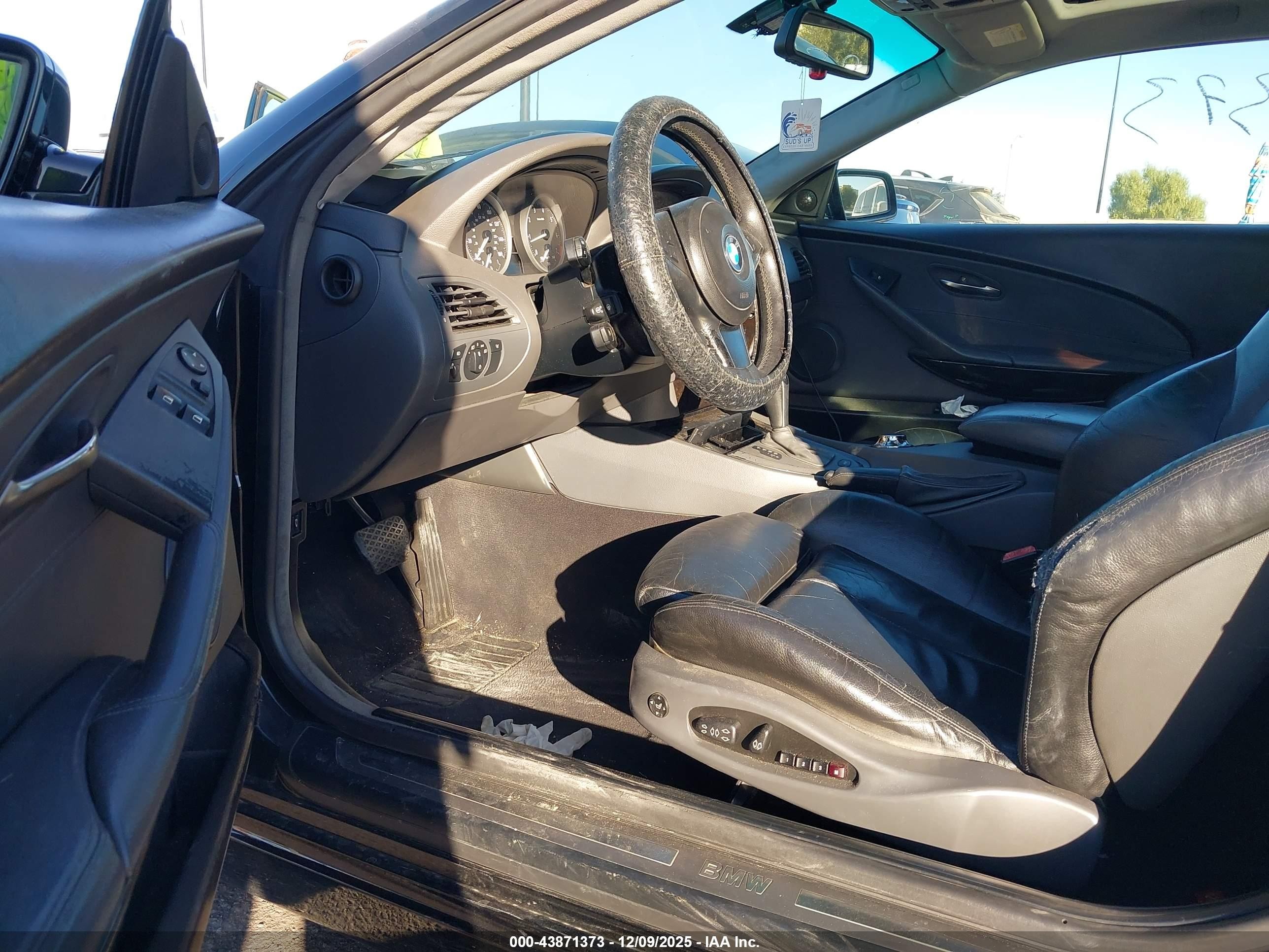 2005 Bmw 645ci   vin: WBAEH73465B192779