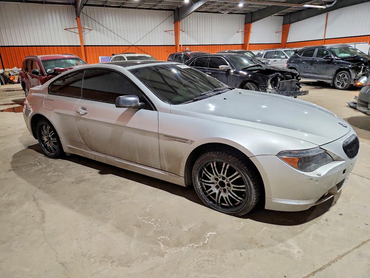 2005 Bmw 645 Ci Automatic Gray vin: WBAEH73465CF95173