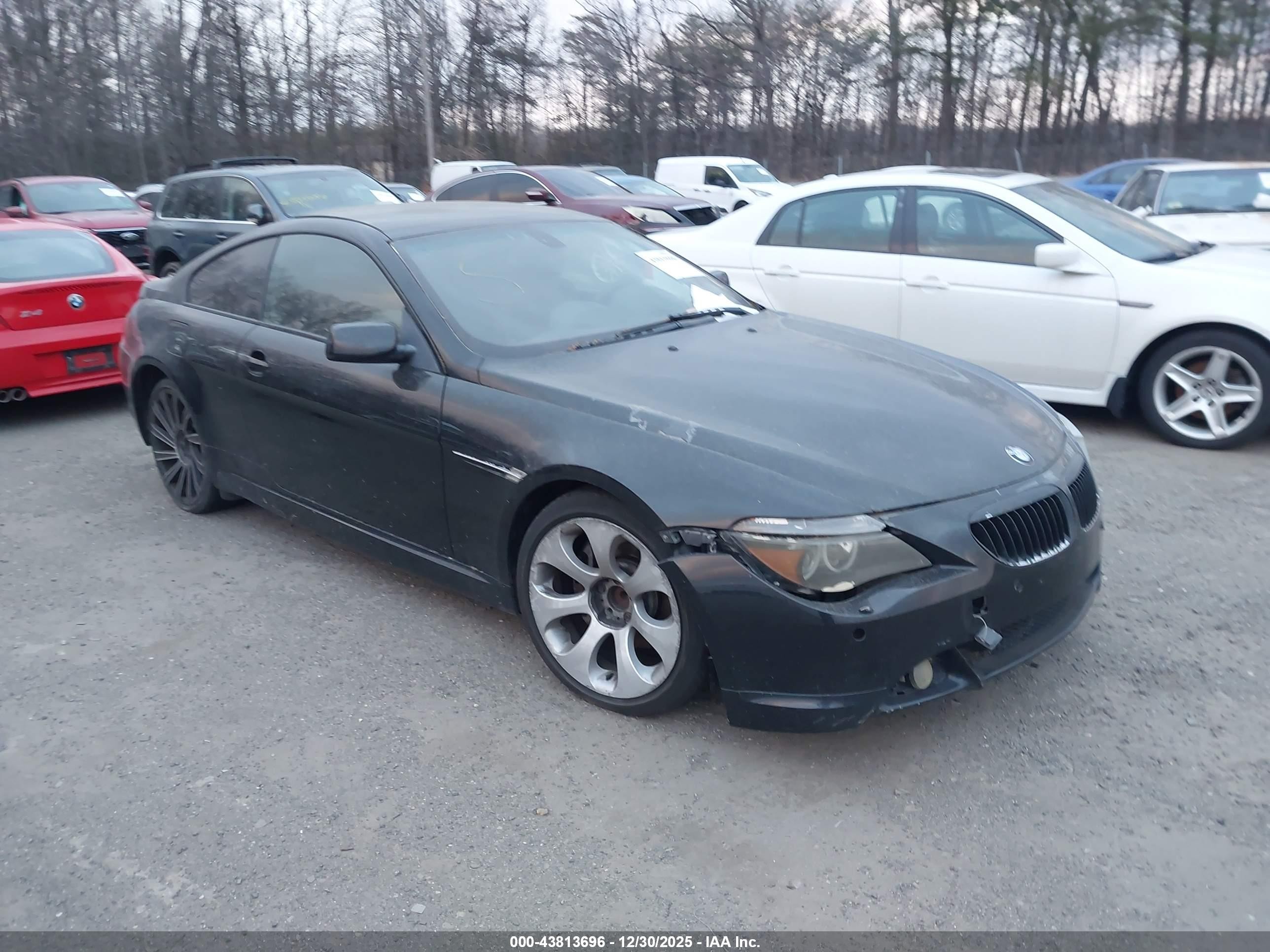 2004 Bmw 645ci   Black vin: WBAEH73484B215008