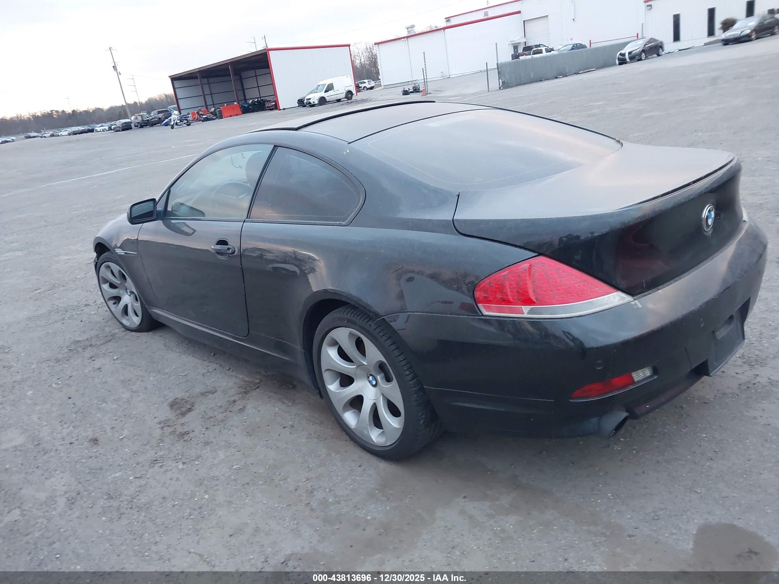 2004 Bmw 645ci   Black vin: WBAEH73484B215008