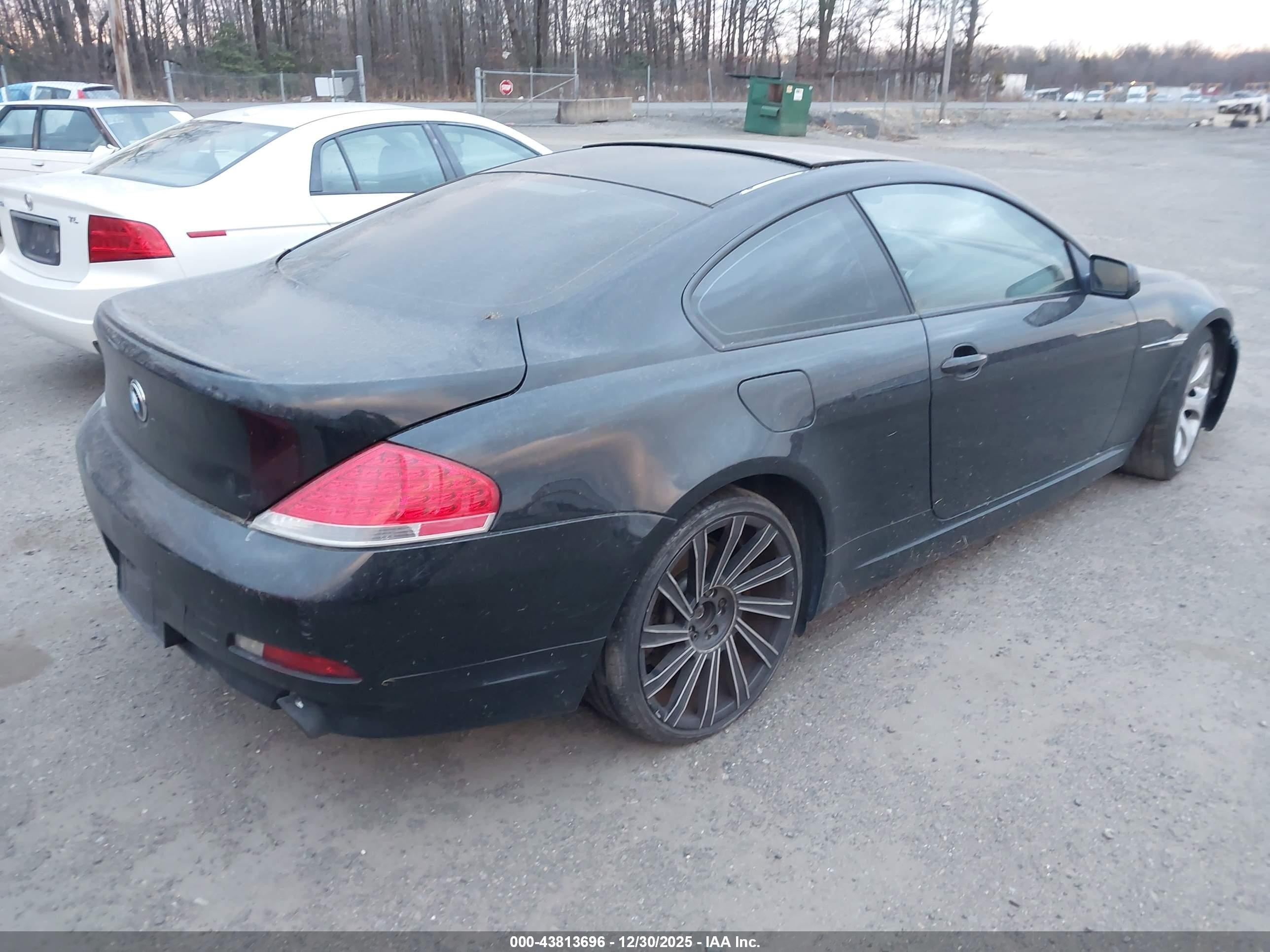 2004 Bmw 645ci   Black vin: WBAEH73484B215008