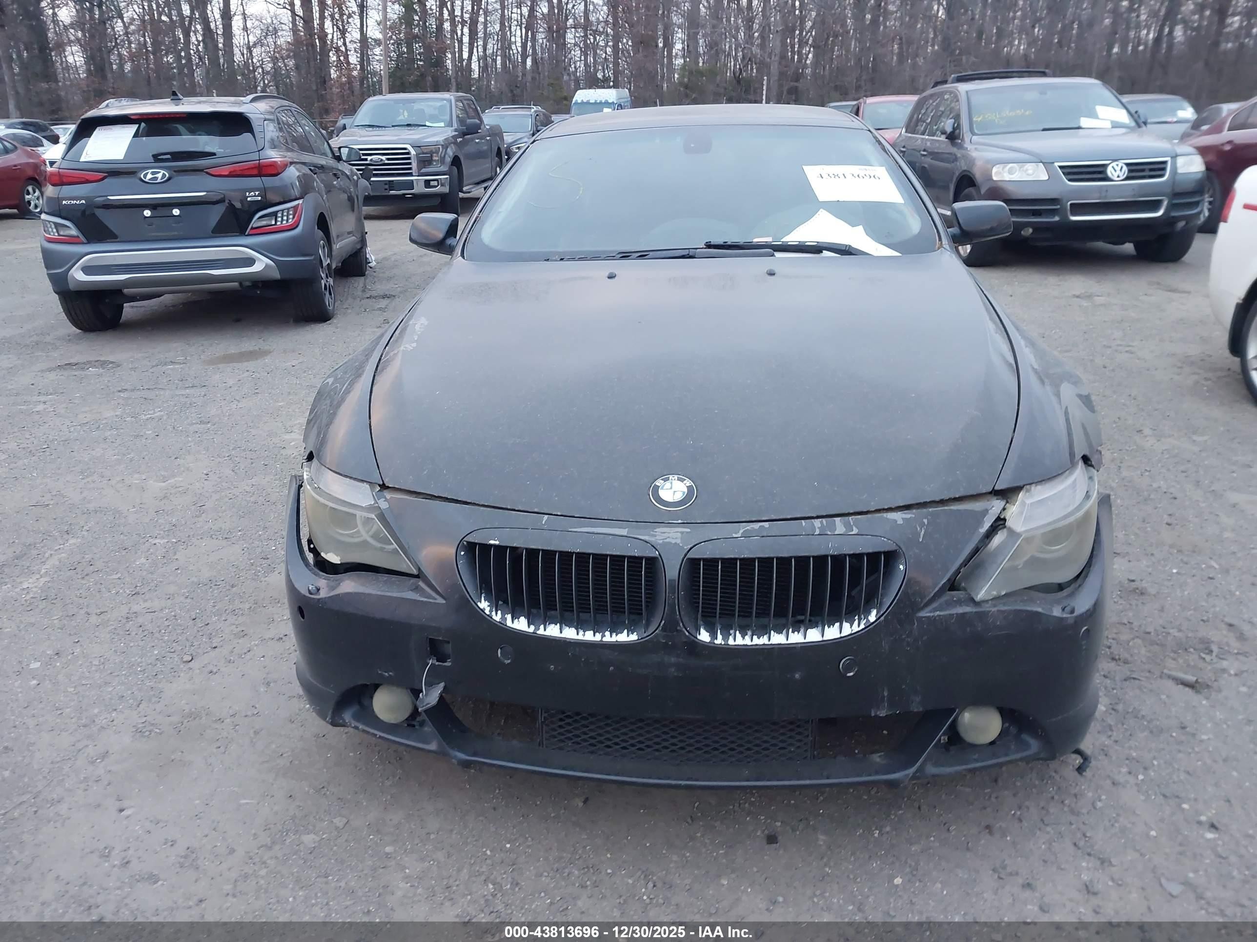 2004 Bmw 645ci   Black vin: WBAEH73484B215008