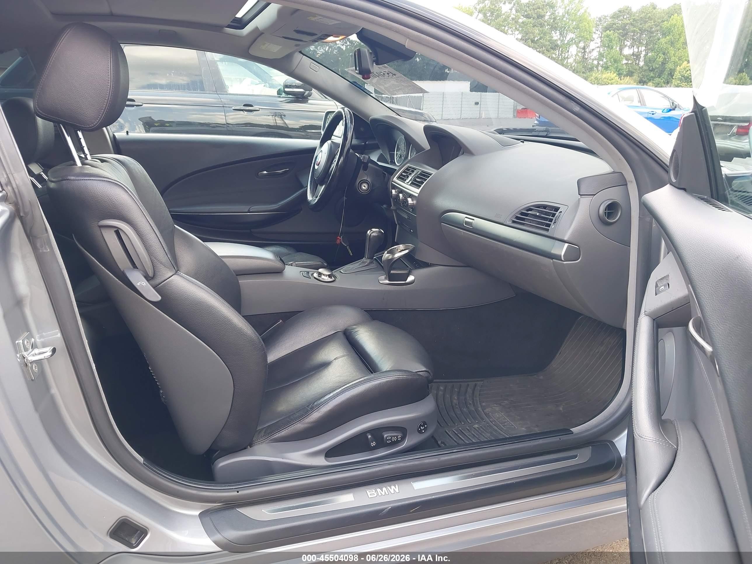 2005 Bmw 645ci   Серебряный vin: WBAEH73495B193988