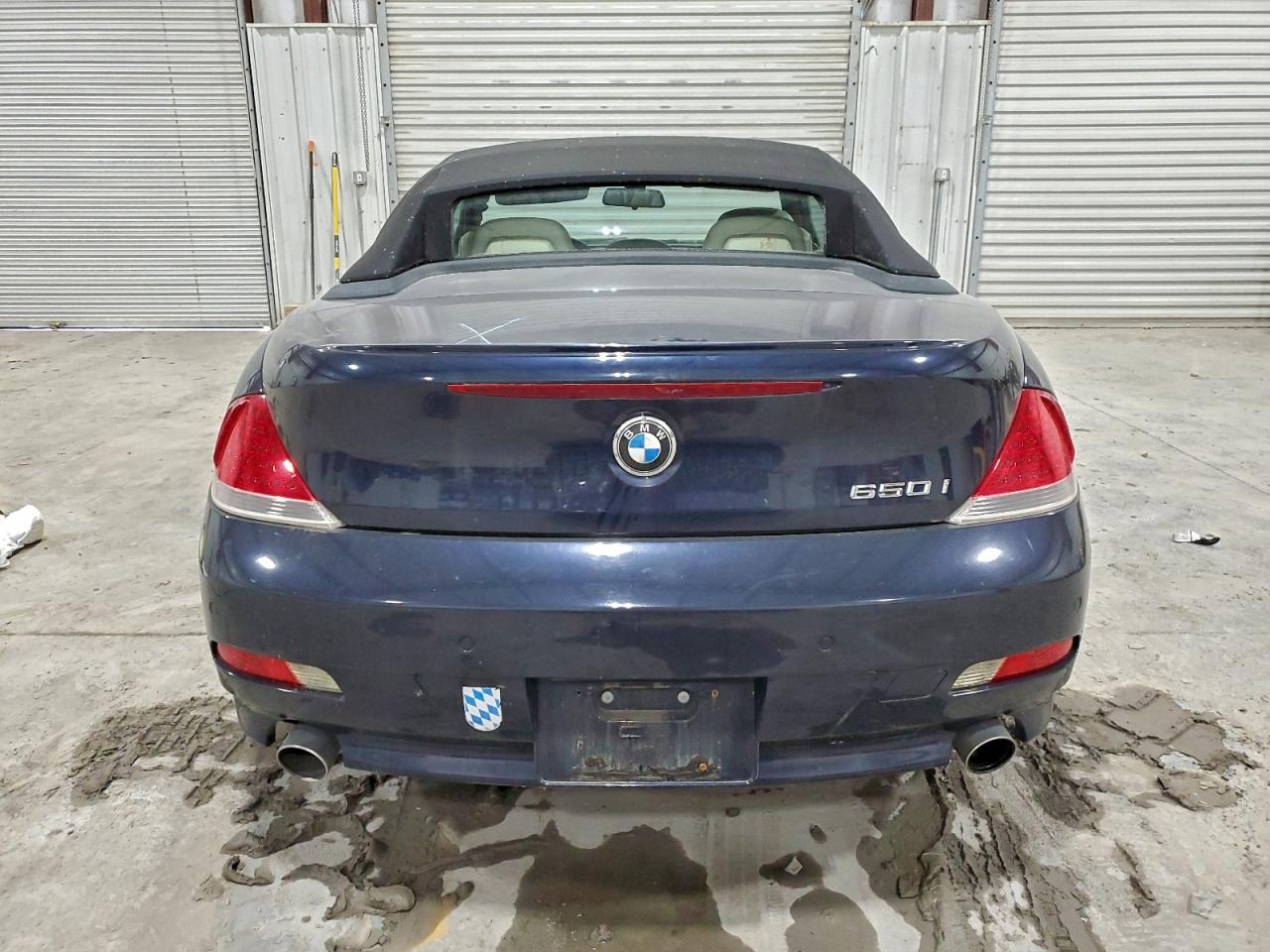 2006 Bmw 650 I Black vin: WBAEK13416CN75474