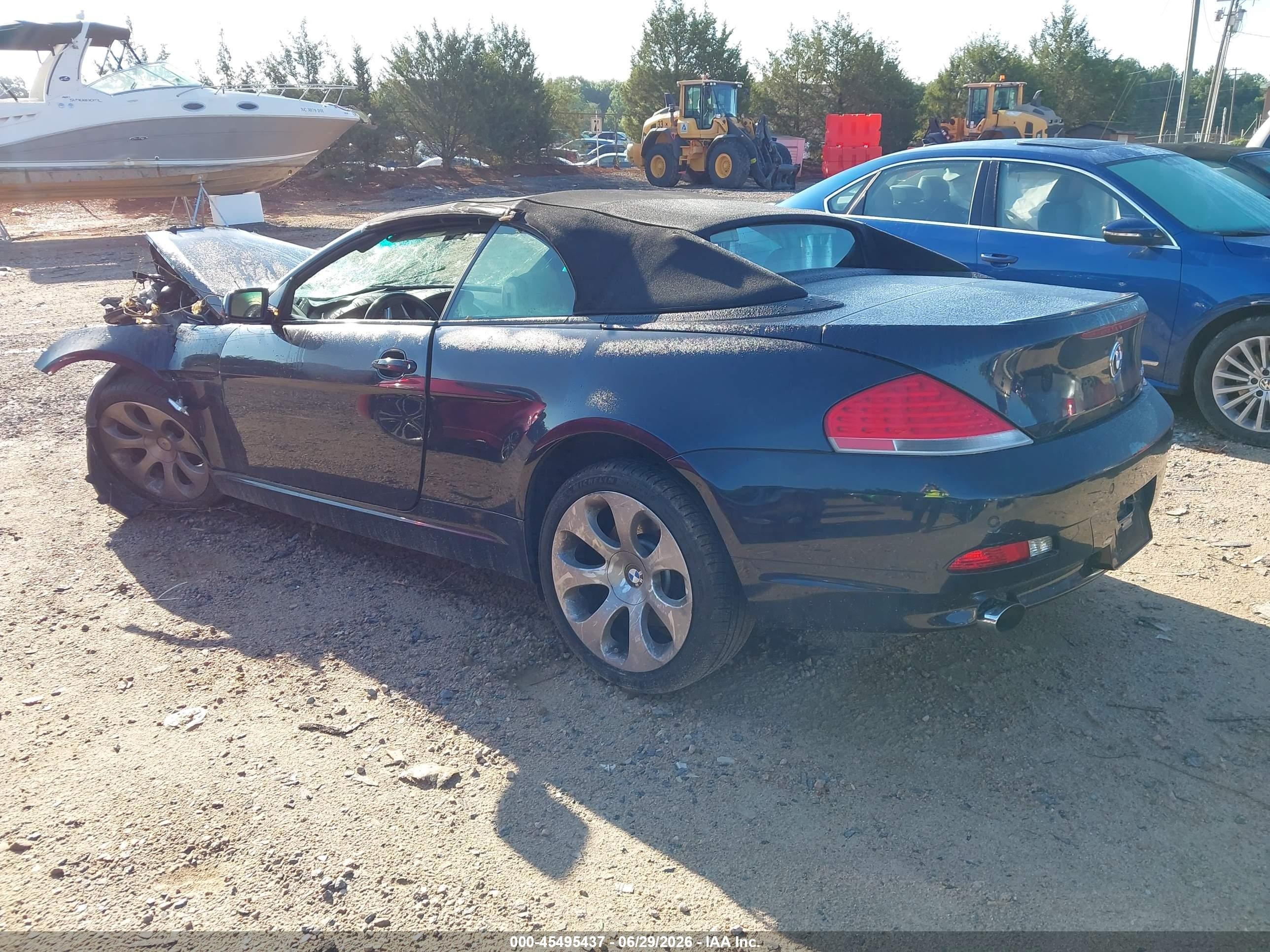 2006 Bmw 650i   Blue vin: WBAEK13436CN80174