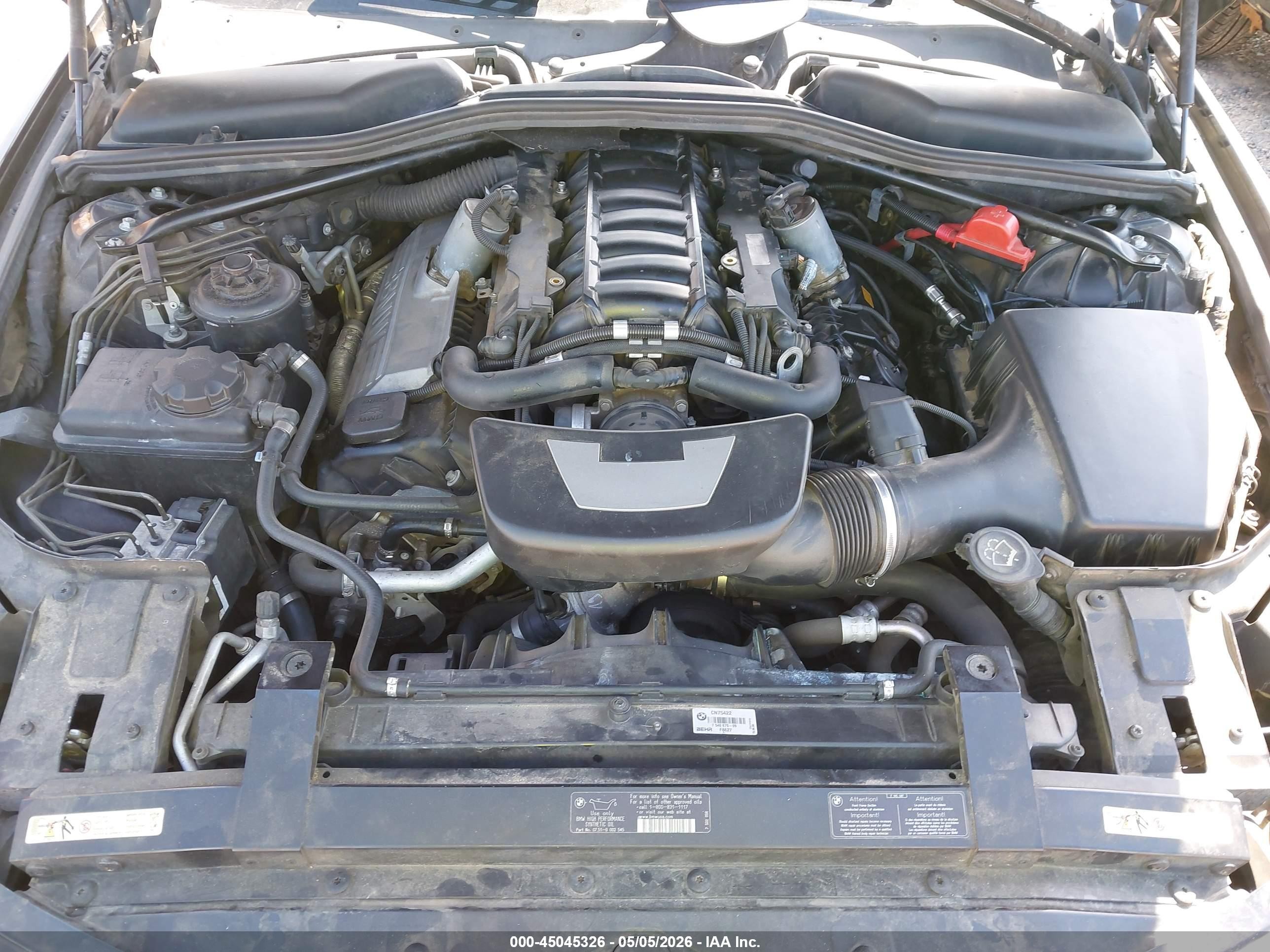 2006 Bmw 650i   Черный vin: WBAEK13446CN75422