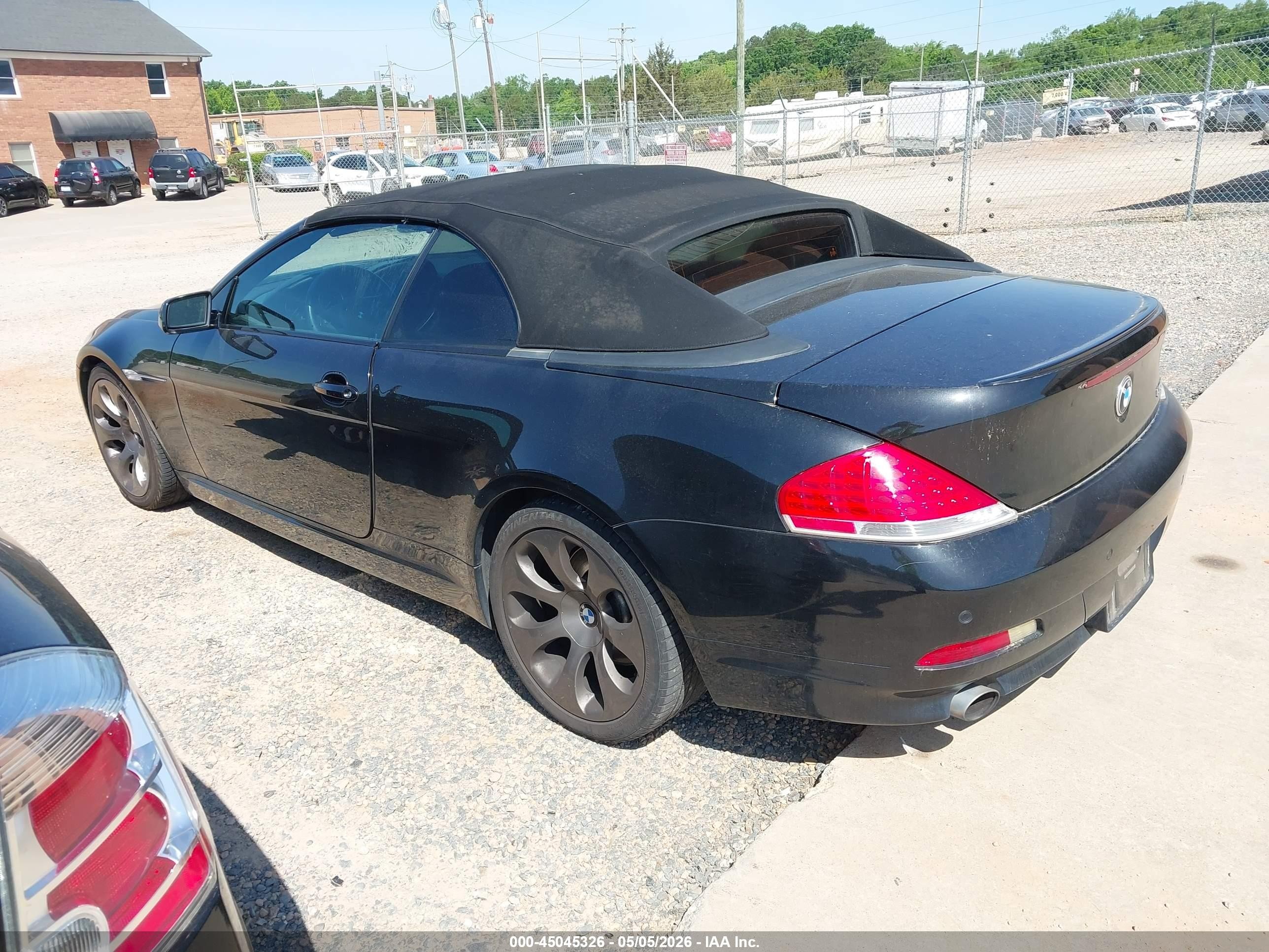 2006 Bmw 650i   Черный vin: WBAEK13446CN75422