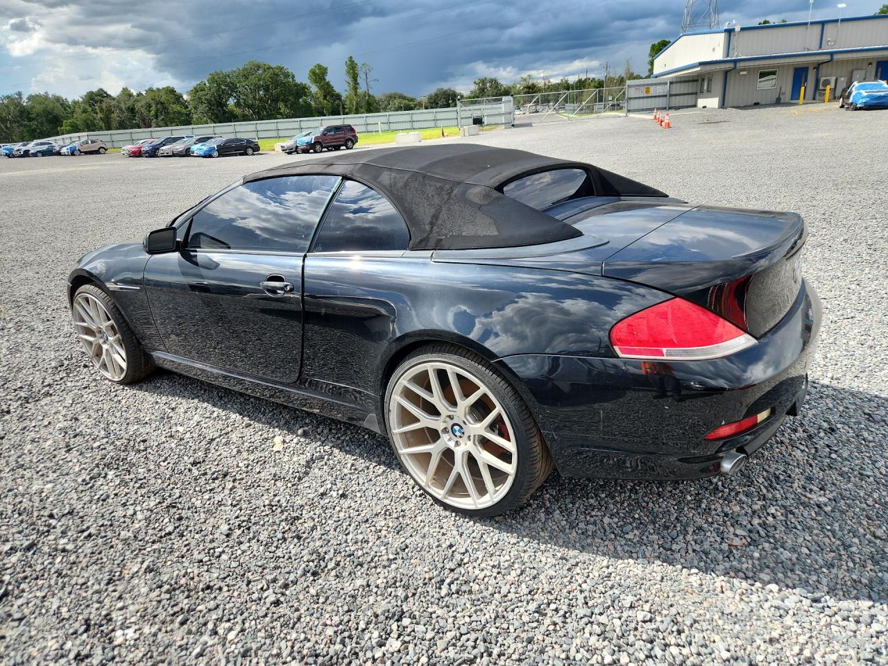 2006 Bmw 650 I Black vin: WBAEK13446CN76795