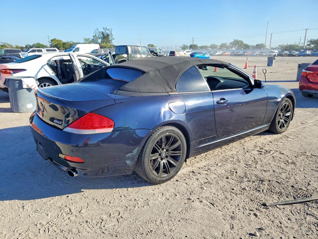 2006 Bmw 650 I Blue vin: WBAEK13456CN78717