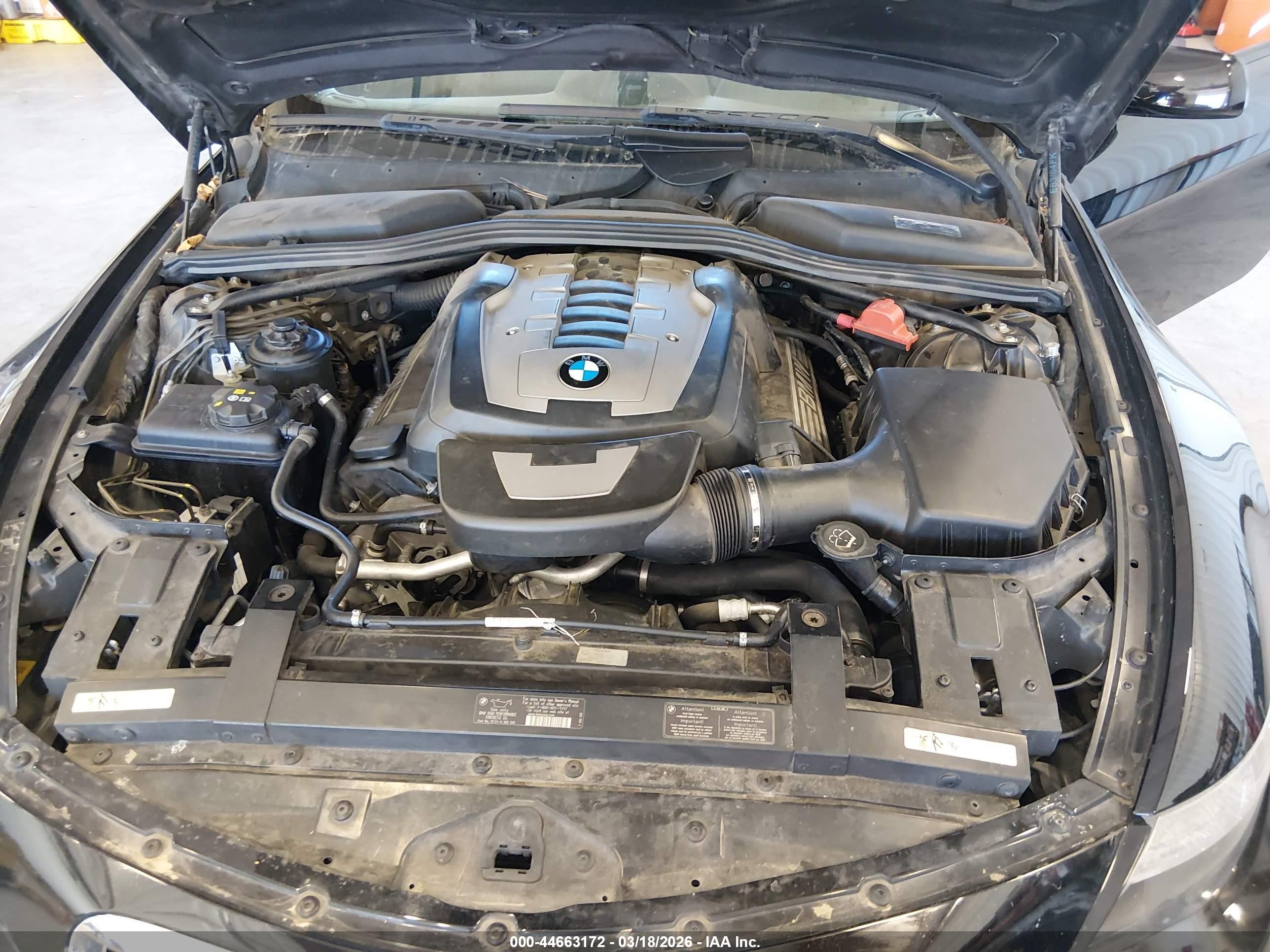 2006 Bmw 650i   Черный vin: WBAEK13486CN79781