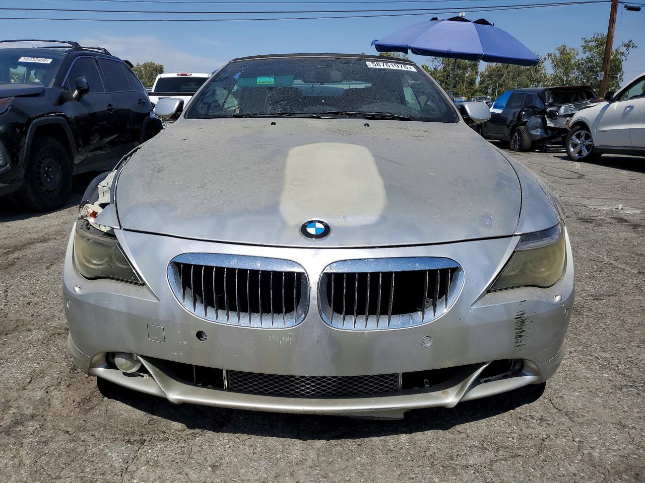 2006 Bmw 650 I Серебряный vin: WBAEK13496CN75304