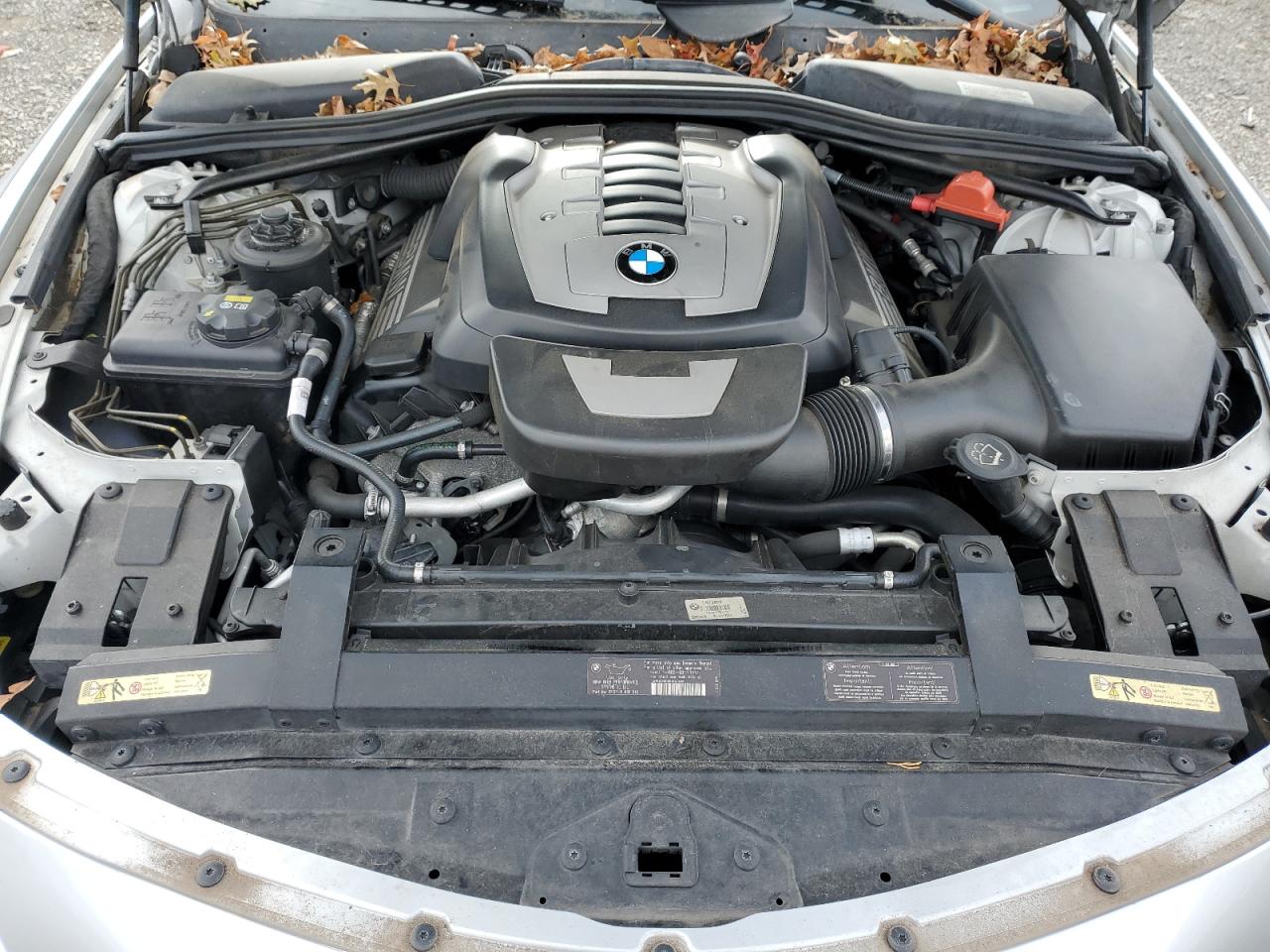 2006 Bmw 650 I Silver vin: WBAEK13496CN79658