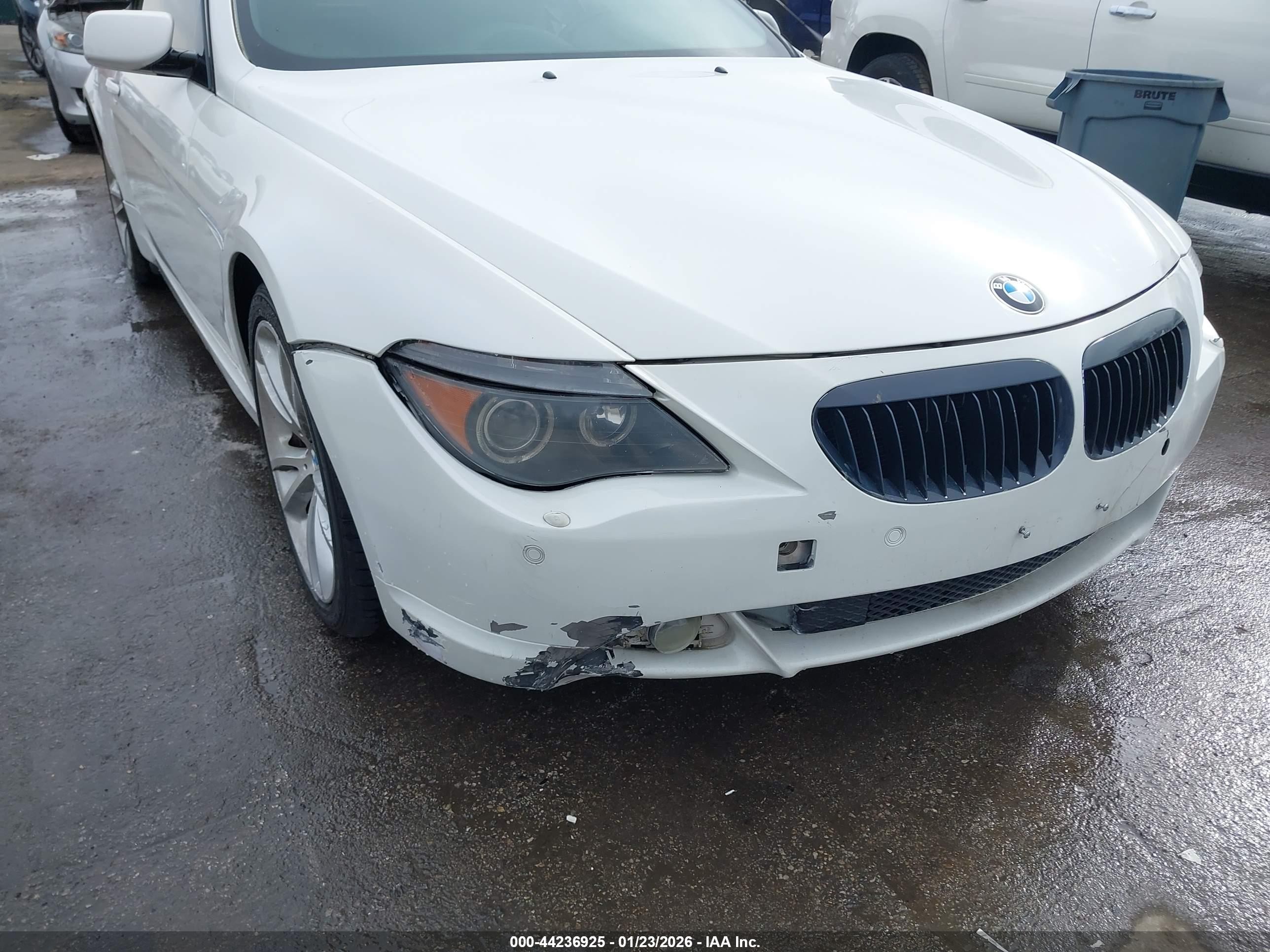 2006 Bmw 650i   White vin: WBAEK134X6CN79961
