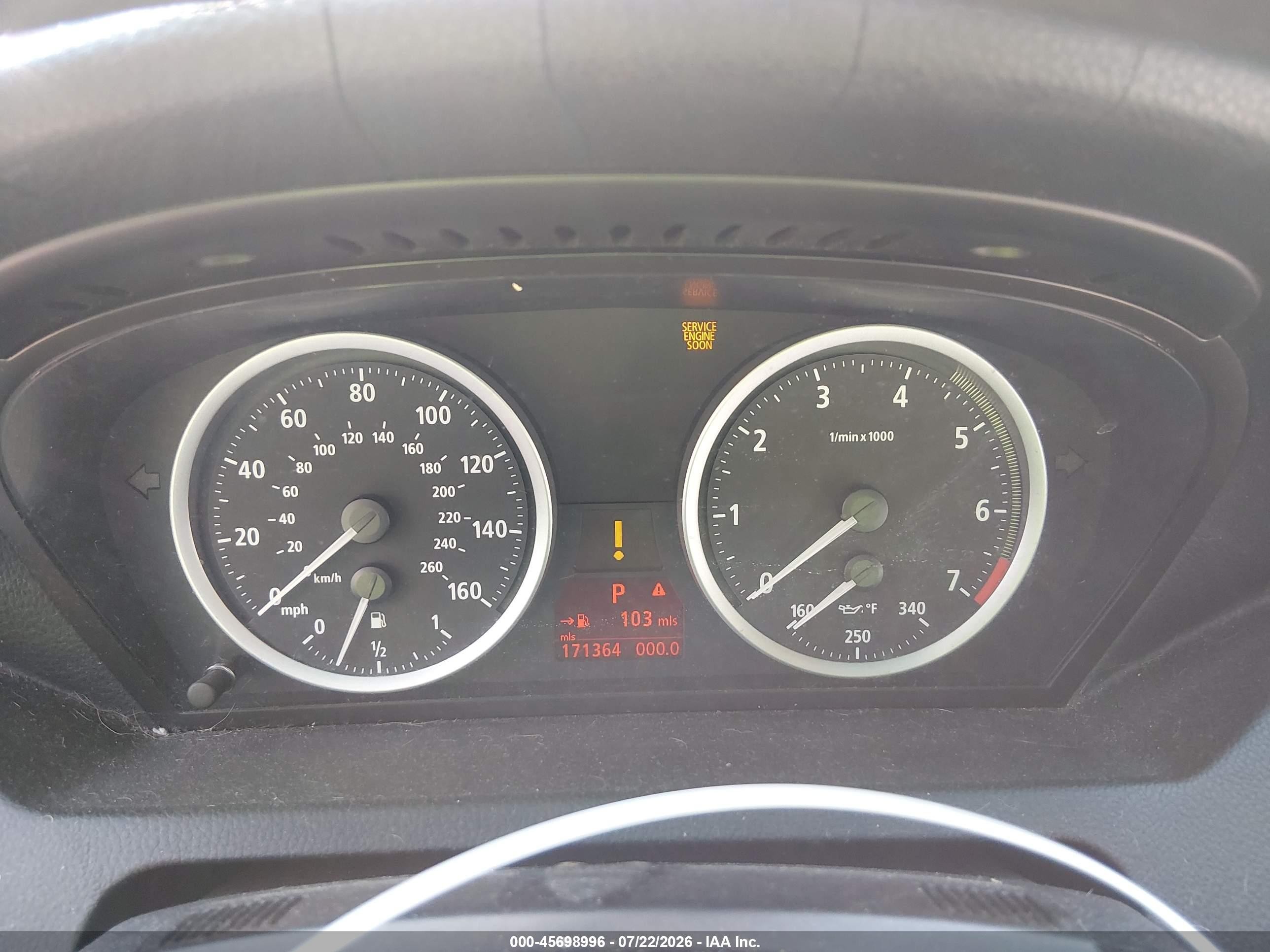2007 Bmw 650i   Light Blue vin: WBAEK13507CN80689