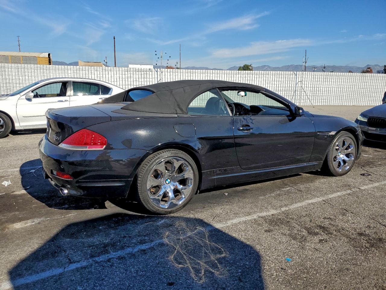 2007 Bmw 650 I Black vin: WBAEK13507CN82829