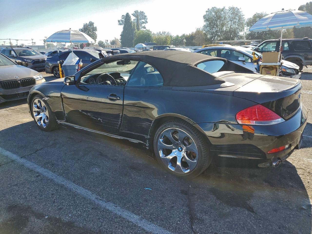 2007 Bmw 650 I Black vin: WBAEK13507CN82829