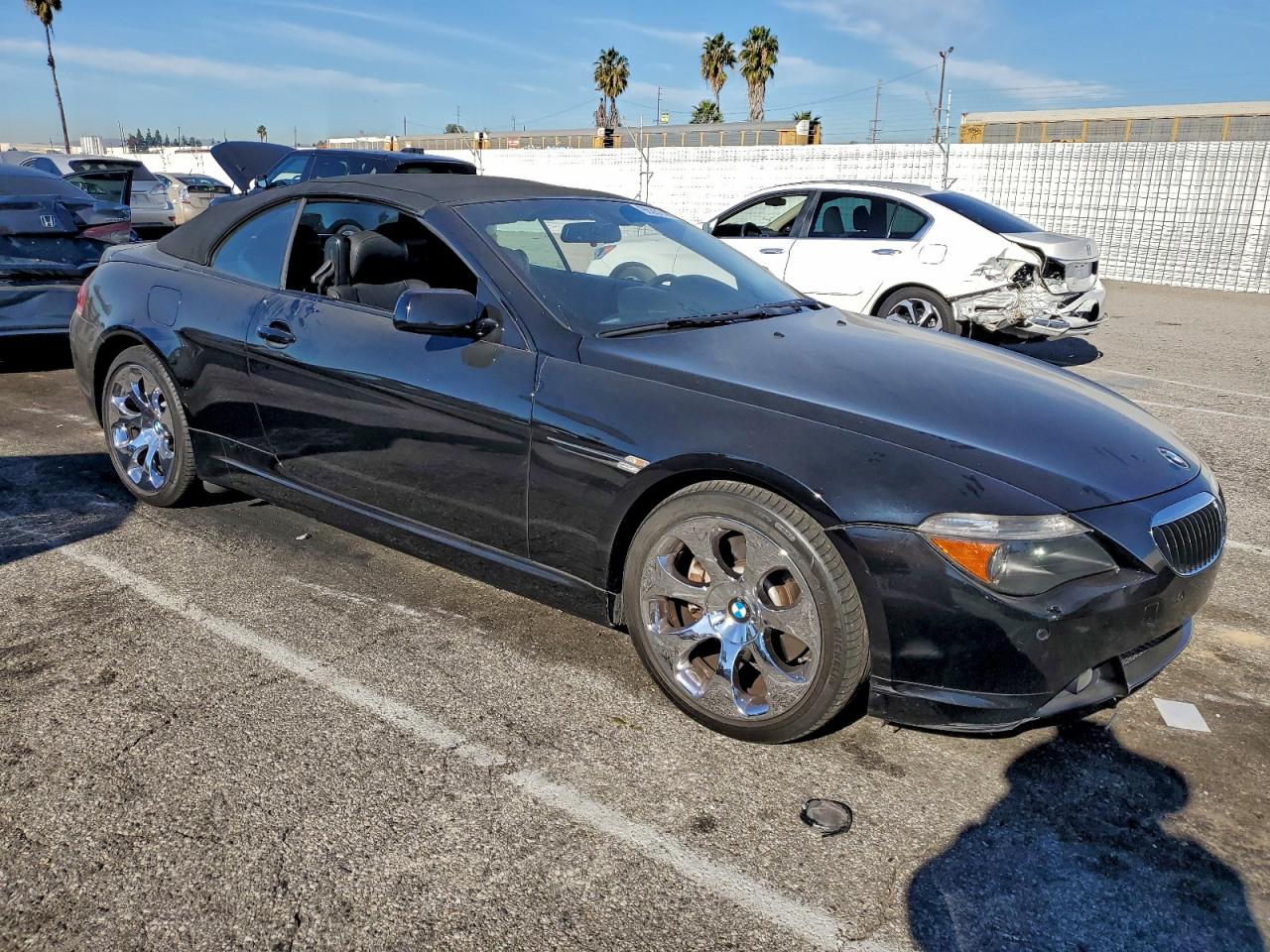 2007 Bmw 650 I Black vin: WBAEK13507CN82829