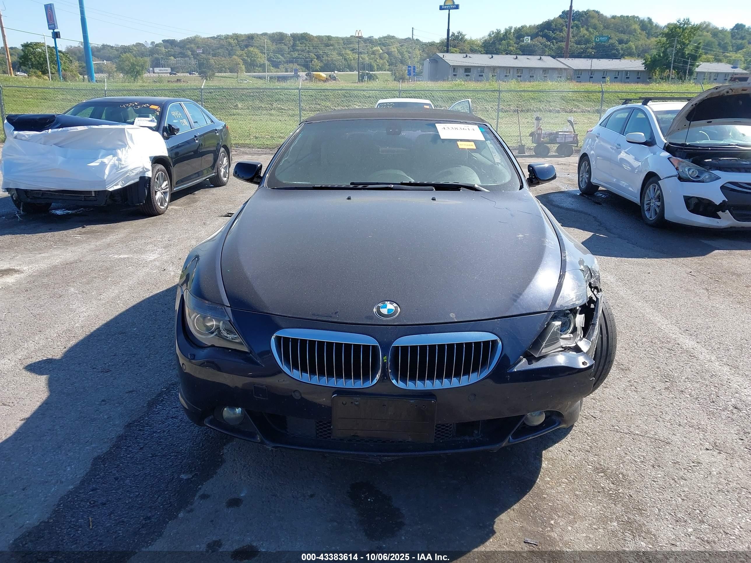 2007 Bmw 650i   Blue vin: WBAEK13517CN81236