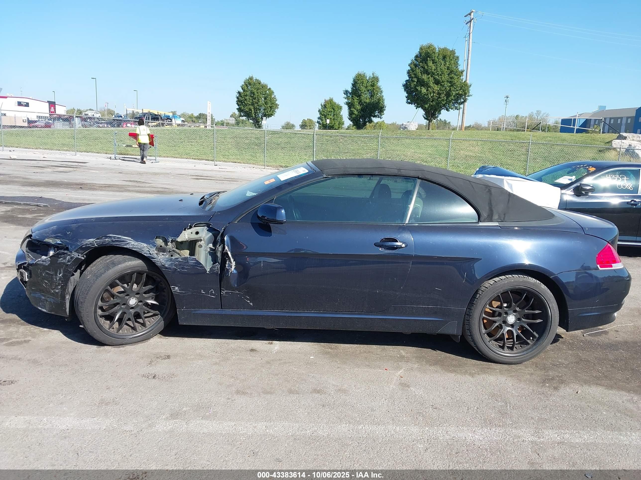 2007 Bmw 650i   Blue vin: WBAEK13517CN81236