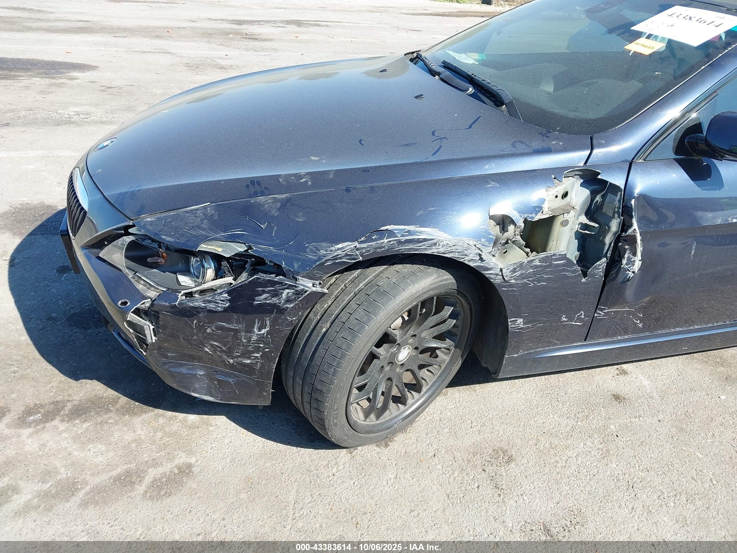 2007 Bmw 650i   Blue vin: WBAEK13517CN81236