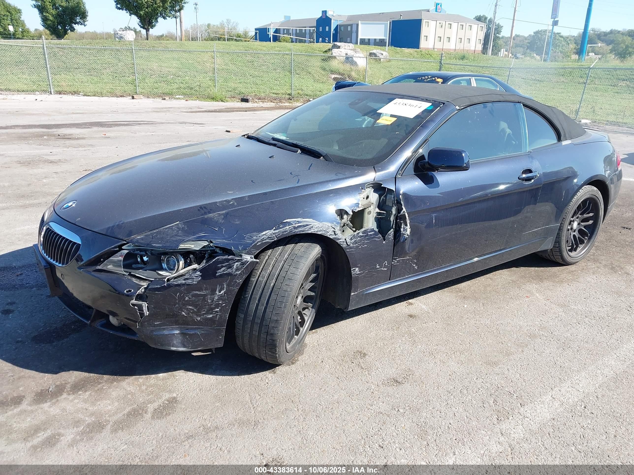 2007 Bmw 650i   Blue vin: WBAEK13517CN81236