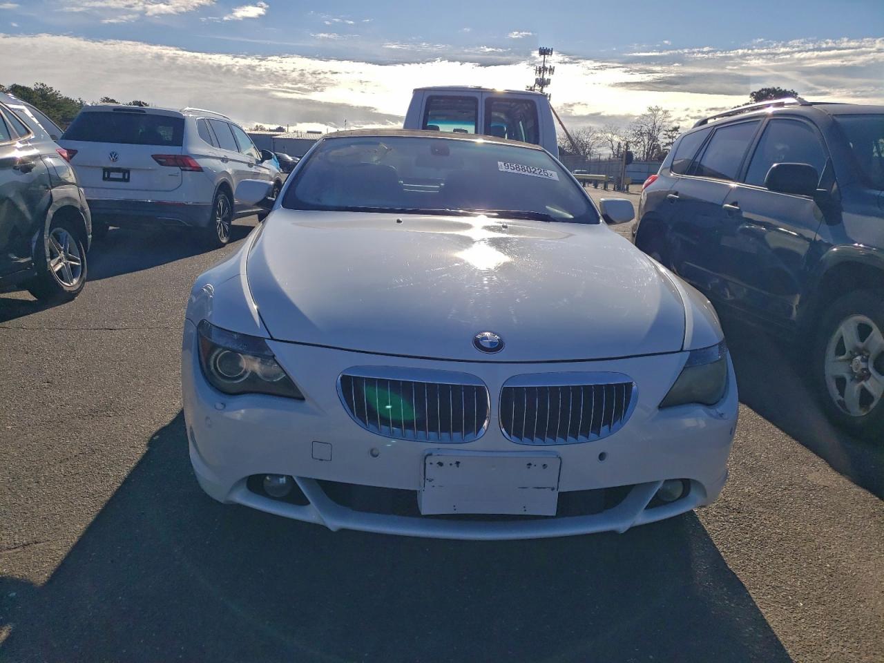 2007 Bmw 650 I White vin: WBAEK13517CN84217