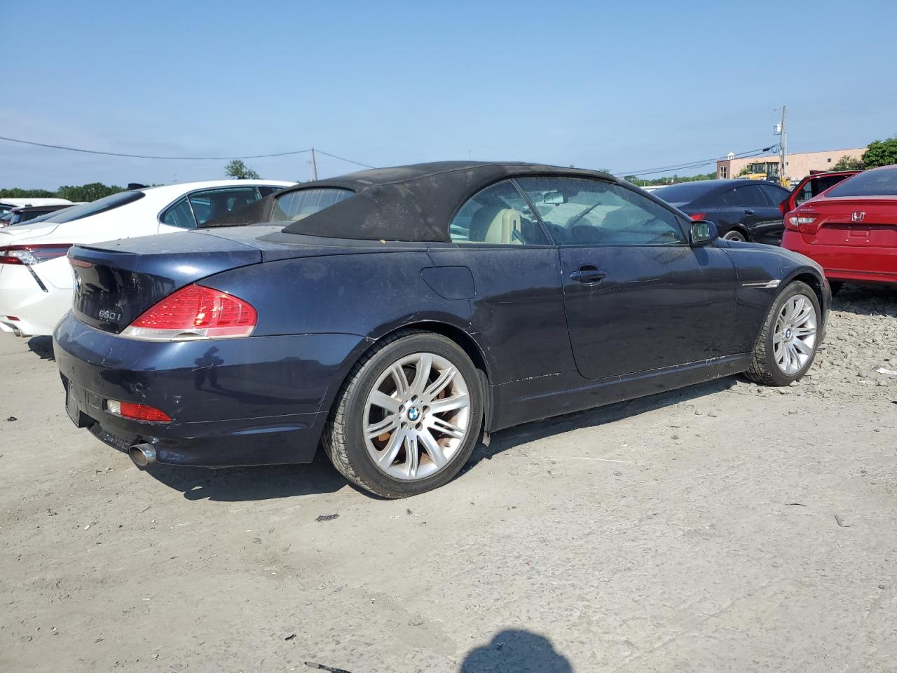 2007 Bmw 650 I Blue vin: WBAEK13537CN83182