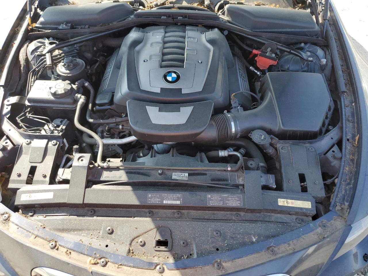 2007 Bmw 650 I Blue vin: WBAEK13537CN83182