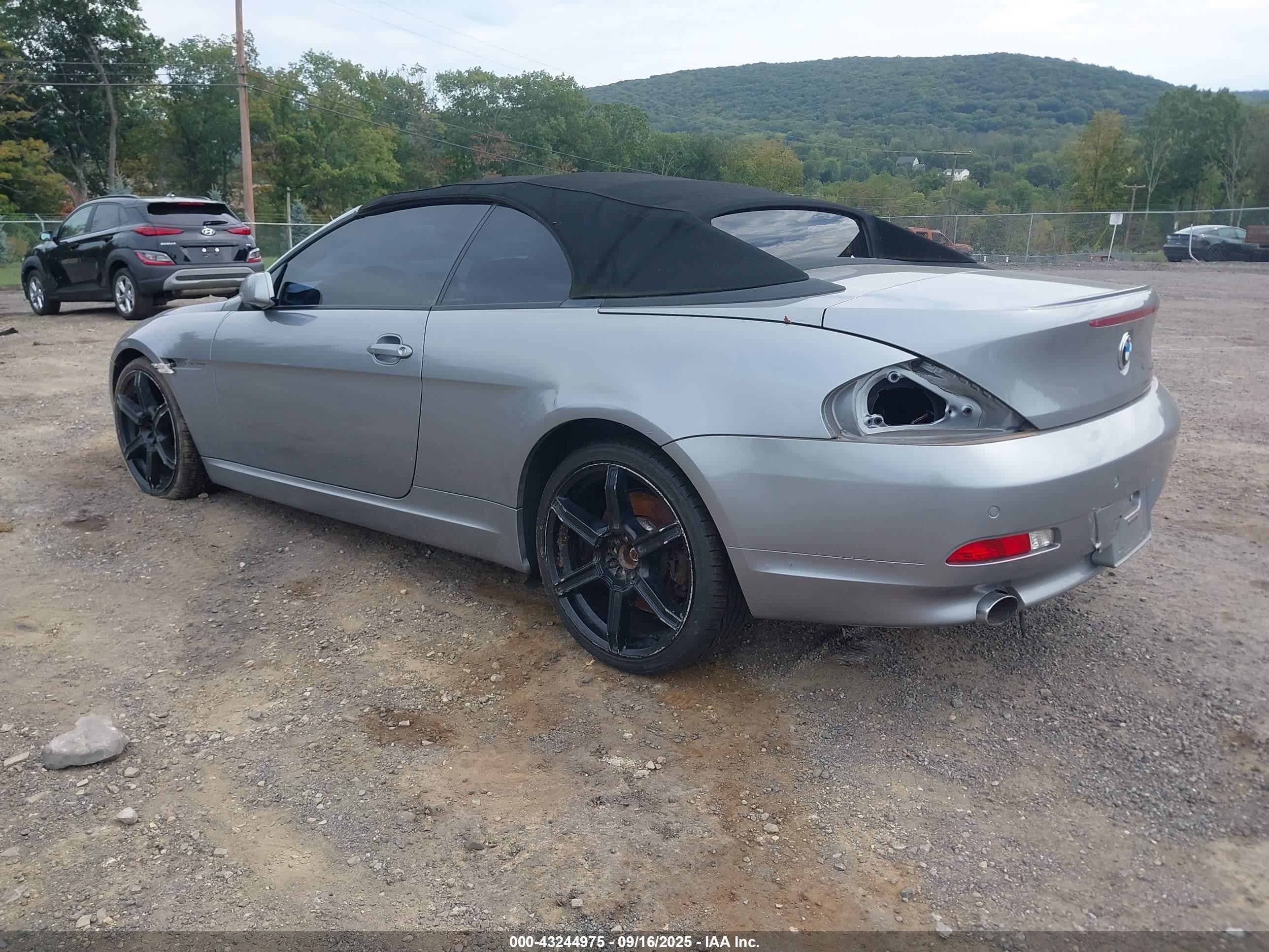 2007 Bmw 650i   Silver vin: WBAEK13537CN83523